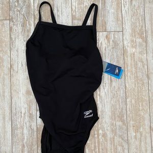 Speedo black one piece swimsuit